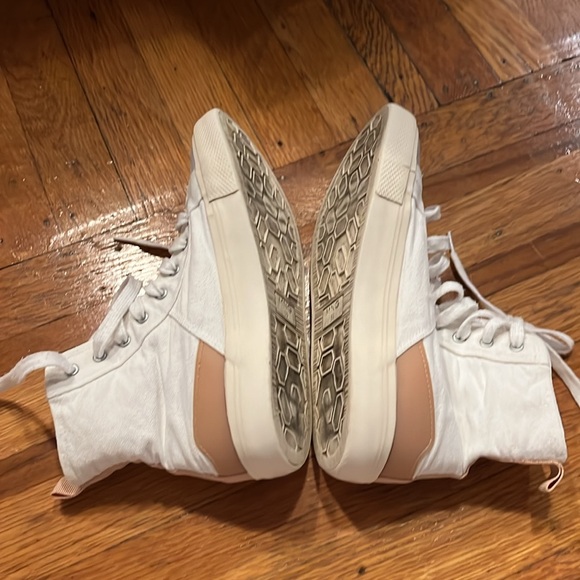 Mango Cotton Canvas Hi-Top Sneakers - Picture 5 of 6